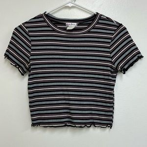 Women’s Cropped Striped Shirt
